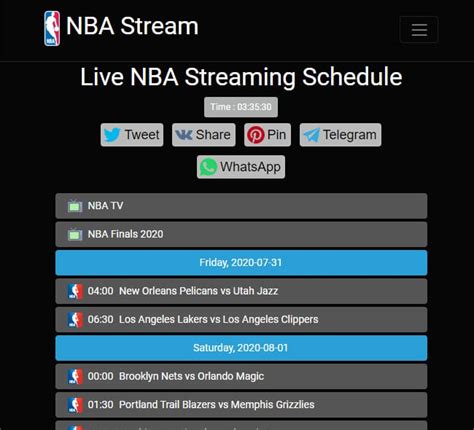 nba streams